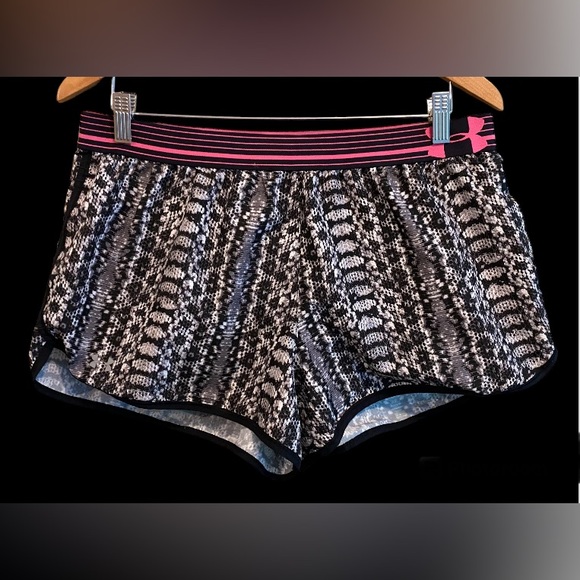 Under Armour: Snakeskin Print Athletic Track Shorts - Picture 6 of 14